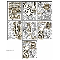 Clemson Julia Gash Coloring Book and Crayons