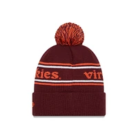 Virginia Tech New Era YOUTH Marquee Knit Pom Beanie