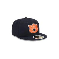 Auburn New Era Kids 5950 AU Logo Flat Bill Fitted Hat