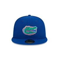 Florida New Era 5950 Gatorhead Logo Flat Bill Fitted Cap