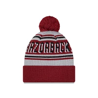 Arkansas New Era Wordmark Knit Pom Beanie