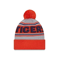 Clemson New Era Wordmark Knit Pom Beanie