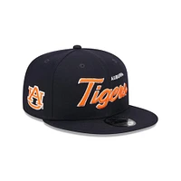 Auburn New Era 950 Script Tigers Flat Brim Hat