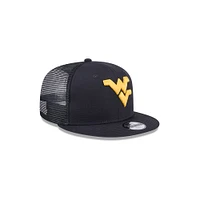 West Virginia New Era 950 Kids Snapback Flat Brim Hat