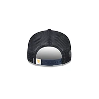 West Virginia New Era 950 Kids Snapback Flat Brim Hat