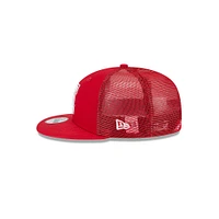 Nebraska New Era YOUTH 950 Trucker Snapback Cap