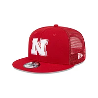 Nebraska New Era 9Fifty Snapback Flat Brim Hat