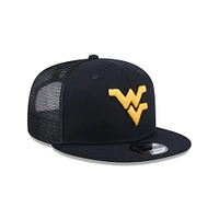 West Virginia New Era 9Fifty Snapback Flat Brim Hat