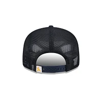 West Virginia New Era 9Fifty Snapback Flat Brim Hat