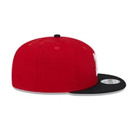 Nebraska New Era 9Fifty Snapback Two Tone Flat Brim Hat