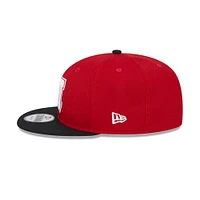 Nebraska New Era 9Fifty Snapback Two Tone Flat Brim Hat