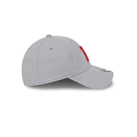 Nebraska New Era 9Forty Grey Snapback Hat