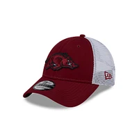 Arkansas New Era 9Forty Snapback Mesh Trucker