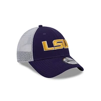 LSU New Era 940 Cotton Trucker Mesh Adjustable Cap