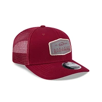 Arkansas New Era 970 Labeled Patch Stretch Snapback Cap