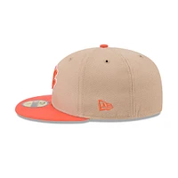 Clemson New Era 5950 Flat Bill Fitted Cap