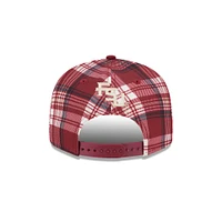 Florida State New Era 950 Plaid Statement Flat Bill Snapback Cap