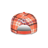 Clemson New Era 950 Plaid Statement Flat Bill Snapback Cap