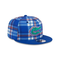 Florida New Era 950 Plaid Statement Flat Bill Snapback Cap