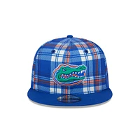 Florida New Era 950 Plaid Statement Flat Bill Snapback Cap