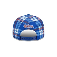 Florida New Era 950 Plaid Statement Flat Bill Snapback Cap