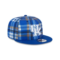 Kentucky New Era 950 Plaid Statement Flat Bill Snapback Cap