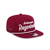 Arkansas New Era Golfer Team Text Rope Adjustable Hat