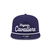 Virginia New Era Golfer Team Text Rope Adjustable Hat