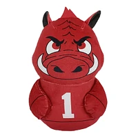 Arkansas Razorbacks Mascot Hugger & Silk Throw Set