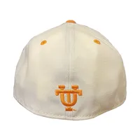 Tennessee New Era 5950 Vols Script Baseball Fitted Hat - CHROME_WHITE