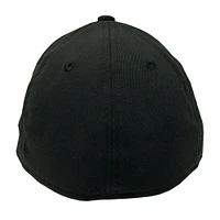 West Virginia New Era 3930 Black Out Flex Fit Cap