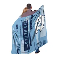  Unc | Carolina 60  X 80  Raschel Digitized Blanket | Alumni Hall