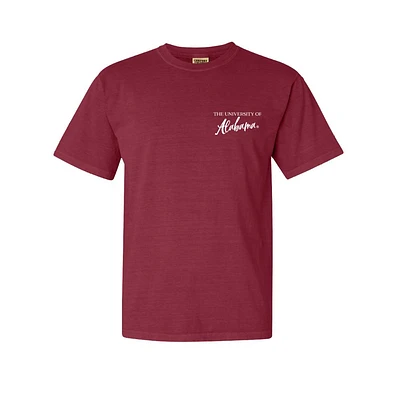 Alabama Women's Sketchy Oval Comfort Colors Tee