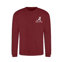 Alabama Festive Elephant Holiday Fleece Crew