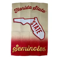  Fsu - Florida State Vault Logo Two Sided Garden Flag - Alumni Hall