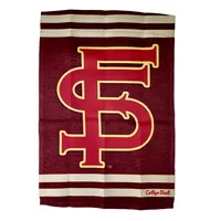  Fsu - Florida State Vault Logo Two Sided Garden Flag - Alumni Hall