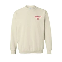 Alabama Bows Elephant Fleece Crew