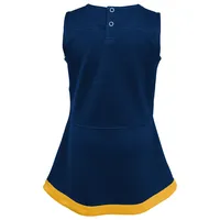 Wvu | West Virginia Gen2 Kids Cheerleader 2- Piece Dress Set Alumni Hall