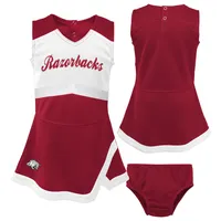 Razorbacks | Arkansas Infant Cheerleader 2- Piece Dress Alumni Hall