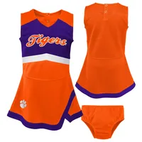 Clemson Infant Cheerleader 2-Piece Dress Set