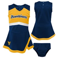 West Virginia Infant Cheerleader 2-Piece Dress Set