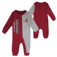 Bama | Alabama Gen2 Infant Half Time Long Sleeve Snap Coverall Alumni Hall