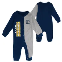 Bucs | Etsu Gen2 Infant Half Time Long Sleeve Snap Coverall Alumni Hall