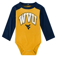 West Virginia Gen2 Infant Rookie of the Year Creeper Pant Set