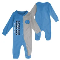 Unc | Gen2 New Born Half Time Long Sleeve Snap Coverall Alumni Hall