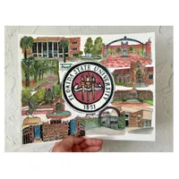  Fsu | Florida State 8  X 10  Academic Print | Alumni Hall