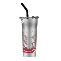  Bama | Alabama Stripe Straw Tumbler | Alumni Hall