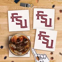  Fsu | Florida State Diagonal Single Coaster | Alumni Hall