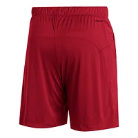 Nebraska Adidas Men's Sideline Knit Shorts