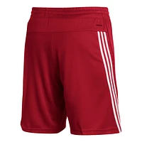 Nebraska Adidas Men's 3-Stripe Knit Shorts